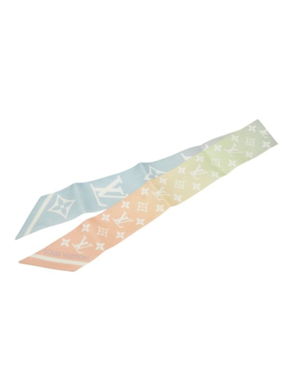 Louis Vuitton Nano Bandeau LV Aurora Scarf Multicolor Gradient Silk
